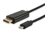 Equip USB USB-C to DisplayPort kaabel, isane&ndash;isane, 1,8 m, 1,8 m, USB USB-C, DisplayPort, isane, isane, sirge