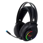 Esperanza EGH470 Nightshade juhtmega m&auml;nguri peakomplekt mikrofoniga, RGB-taustvalgustus, helitugevuse reguleerimine, 32 &Omega;, must