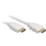 High Speed HDMI-Kabel mit Ethernet wei&szlig;, 2 Meter