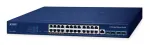Hallatav kommutaator PLANET GS-6311-24HP4X L3 Gigabit Ethernet 24 porti PoE