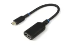 Microconnect MC-USBCHDMI-A videokaabli adapter 0,2 m USB C HDMI Must