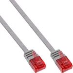 InLine lame &uuml;li&otilde;huke &uuml;henduskaabel U/UTP Cat.6 Gigabit ready hall 1m