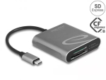 Kaardilugeja DeLOCK 91000 USB 3.2 Gen 2 USB-C hall CFexpress SD