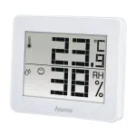 Digitaalne termomeeter h&uuml;gromeeter Hama TH-130 valge