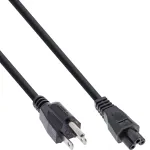 InLine B-16656U toitejuhe Must 2 m NEMA 5-15 IEC C5
