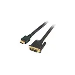 EFB-Elektronik HighSpeed HDMI+ - DVI kaabel, HDMI A - DVI 24+1 St-St 1m, must Tootja: EFB Elektronik (K5432SW.1)
