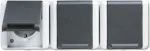 Paigalduskarp JUNG 8230 W, t&uuml;&uuml;p F, m&otilde;&otilde;tmed 226&times;75&times;58 mm