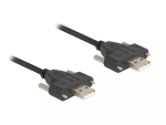 USB 2.0 kaabel Type-A-pistik isasele DeLOCK 1m must 0,48 Gbit/s