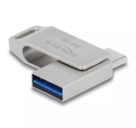 USB-m&auml;lupulk DeLOCK 256 GB USB-C USB-A metallkorpusega