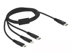 USB-laadimiskaabel DeLOCK 87149 3-in-1 USB USB-C - Lightning - Micro USB 1 m