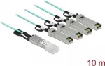 Aktiivne optiline kaabel QSFP+ kuni 4 x SFP+ 10 m DeLOCK 84073