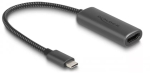 Video kaabli adapter DeLOCK 64229 0,2m USB USB-C HDMI-le must