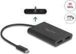 DELOCK Adapter USB USB-C kahele DisplayPort 4K 60 Hz &mdash; mudel 64308