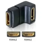 Adapter HDMI female 90&deg; down DeLOCK 65075