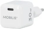 Mobilis Nano seinadapter - 30W - USB C - GaN - Prantsusmaal toodetud (001383)