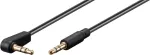 Goobay Audio &uuml;henduskaabel AUX, 3,5 mm stereo 3-pol., &otilde;huke, CU, nurga all (59526)
