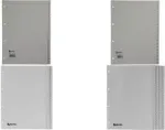 Rexel 25245481 PP vahelehed, A4, 31 sakki, hallid, 226 mm, 297 mm, 225 mm, 298 mm, 4 mm