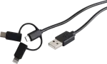 USB-kaabel ShiverPeaks BS14-15025 1m USB A Micro-USB B Must