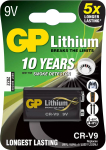 &Uuml;hekordne patarei GP Batteries CR-V9 9V liitium