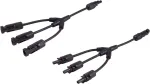 shiverpeaks &reg;-PV4 T-adapterikaablikomplekt, 3/1, 6 mm&sup2;, must/must, 30 cm (BS02-21053)