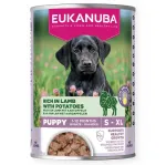EUKANUBA Kutsika m&auml;rg koeratoit 400 g - t&auml;iskasvanud kutsikatele m&otilde;eldud valem, lambaliha ja kartul