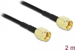 Antennikaabel DeLOCK RP-SMA isasele RP-SMA LMR/CFD100 2 m