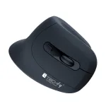 Techly IM 1100-VM-B vertikaalne juhtmeta optiline hiir, 2,4 GHz RF, 3200 DPI