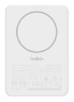 Akupank Belkin BPD010hqWH 5000 mAh, juhtmevaba laadimine 7,5 W, USB-C, valge