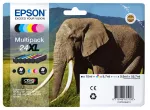 Epson Elephant Multipack 6 v&auml;rvi 24XL Claria Photo HD tint