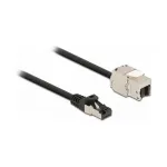 RJ45-pistikuga kaabel Keystone-mooduli RJ45-pesale DeLOCK 87029