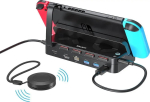 Unitek dokkimisjaam Nintendo Switchile PD 100W, HDMI 4K v&auml;ljundiga, RJ-45 Ethernet ja SD-kaardilugejaga