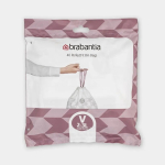 Pr&uuml;gikotid BRABANTIA 100253 3 L pr&uuml;gikastidele, valge, plast, 40 tk