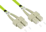 GoodConnections LW-802SC5 Fiiberoptiline paigalduskaabel 2 m LSZH OM5 SC/SC Duplex Roheline