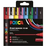 POSCA Uni-Ball Marker UNI PC-5M 8-Piece Set Basic (182558)