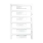 Weidm&uuml;ller WAD 8 MC NE WS Terminal Marker Card - 48 Pieces - Polyamide - White - -40 to 100 &deg;C - V2