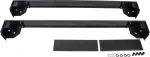 Rockstable 19-tolline raami alus ratastel - must - SPCC teras - 600 mm x 1200 mm