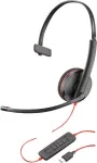 Poly Blackwire C3210 USB-C - 3200 Series - Wired On-Ear Monaural Headset with Noise-Cancelling Microphone - Black
