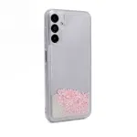 iLike Samsung Galaxy A14 5G Silicone Case Water Glitter Pink