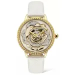POLICE Women's PL16073BSG-01 Quartz Watch 36mm Gold Stainless Steel
