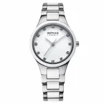 BERING naiste k&auml;ekell 32327-701 (27mm) - h&otilde;bedane roostevabast terasest Milani silmuss&otilde;lgedega kell