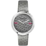 FURLA Giada naiste kvartskell R4251110501 34mm h&otilde;bedane sihverplaat roosa nahkrihm