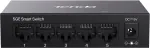Tenda TEG2205D Web Smart L2 Cloud Managed Switch, 5x 10/100/1000 Mbps, Metall, Ventilaatorita