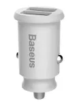 Baseus Rain Car Charger Mini 2x USB 3.1A White (CCALL-ML02)