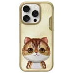 Nimmy Big Eyed Pet 2.0 Cat Case Apple iPhone 16 Pro Max 6,9 inch - Khaki