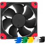 Noctua NF-A8 PWM chromax.black.swap NF-A8 PWM CH.BK.S korpuseventilaator, 80 mm, 80x80x25 mm, 450&ndash;2200 p/min, must
