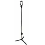 CP K060T 2in1 Selfie Stick & Video Web Call Table Tripod with Wireless Shutter Button, Extends to 60 cm, Black
