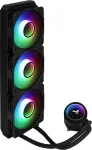 Aerocool MIRAGEL360 vedelikjahutusega protsessori jahuti 3x12cm ARGB ventilaator TDP 550W must