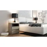 Top E Shop M1 SONOMA MAT &ouml;&ouml;kapp, 2 sahtlit, tamm
