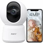 Arenti P2Q 2K QHD Wi-Fi sisekaamera AI inimeste tuvastamise, kahesuunalise heli ja &ouml;&ouml;vaatlusega