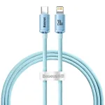 Baseus Crystal Shine USB-C to Lightning kaabel 20W, 1,2m, sinine
